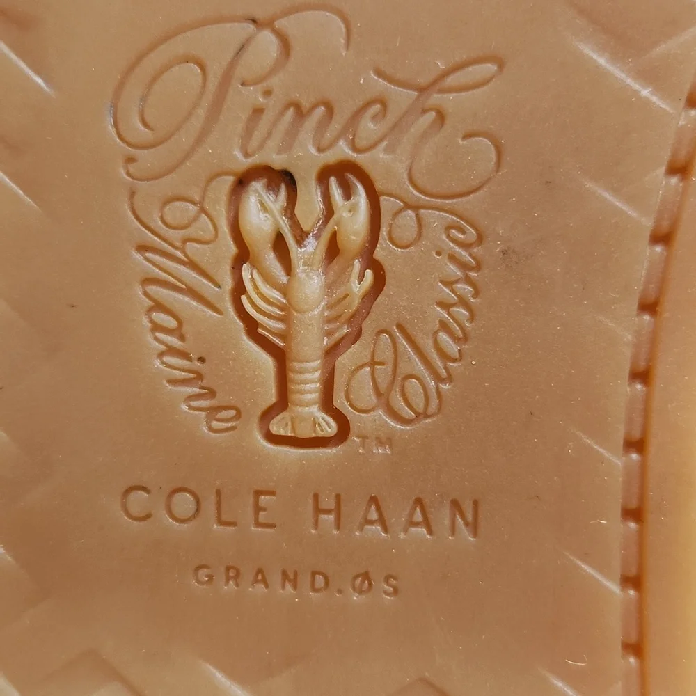 Cole Haan Grandseries Leather Citrus Wedge Espadrille Sandals (W Sizes 7)